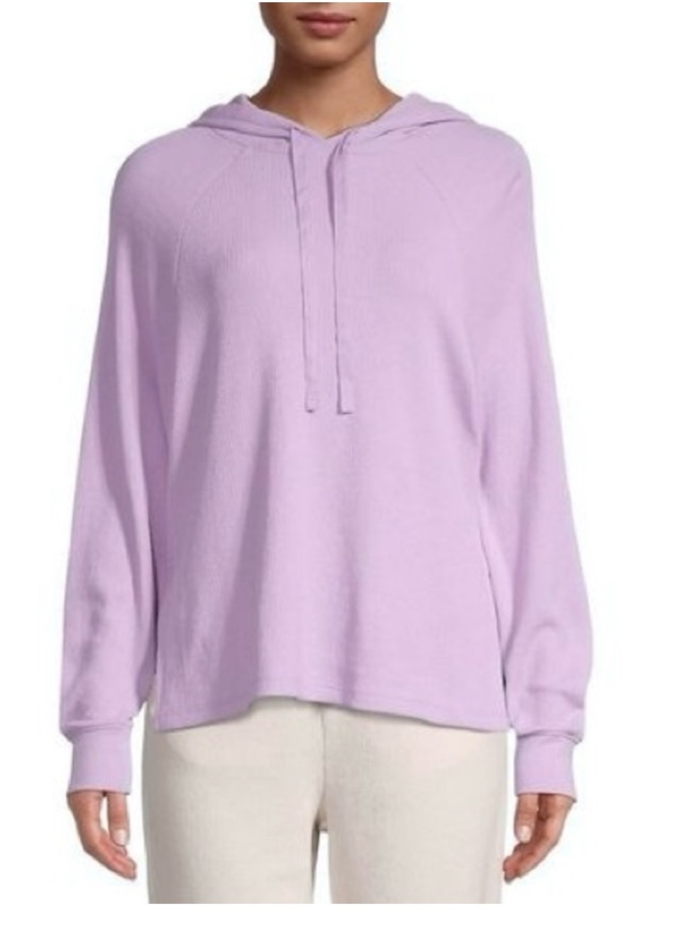 LoveShackFancy Lisle Rib Knit Hoodie